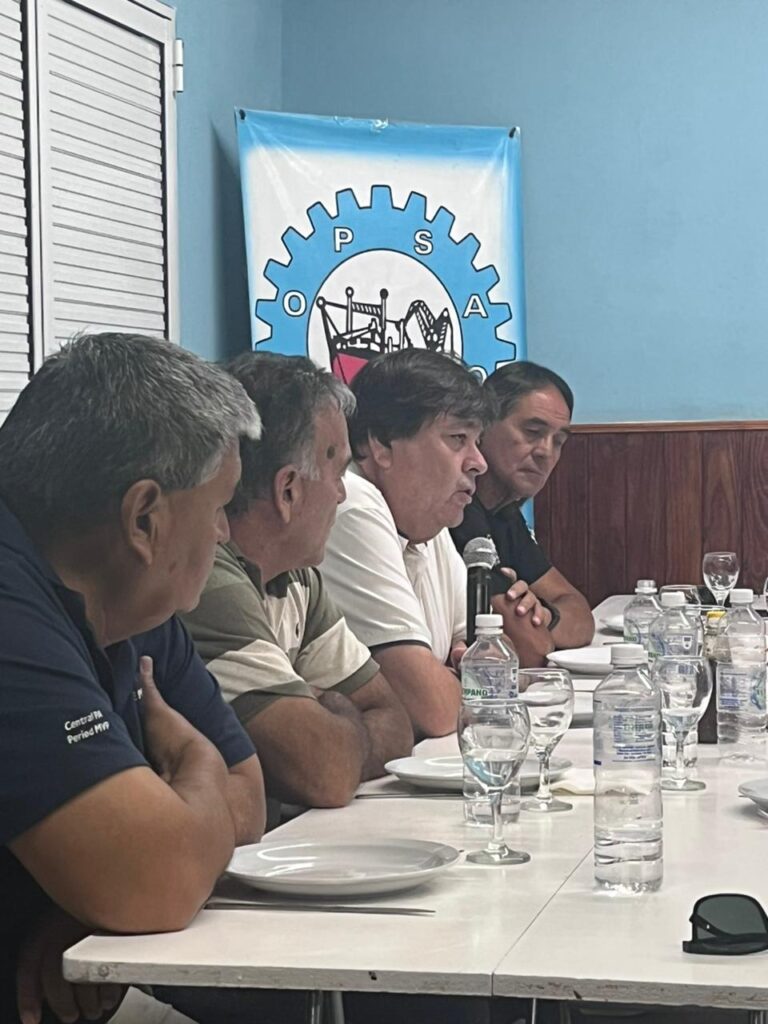 Encuentro federal de la FEPA con los estibadores del SOPSAO San Antonio Oeste