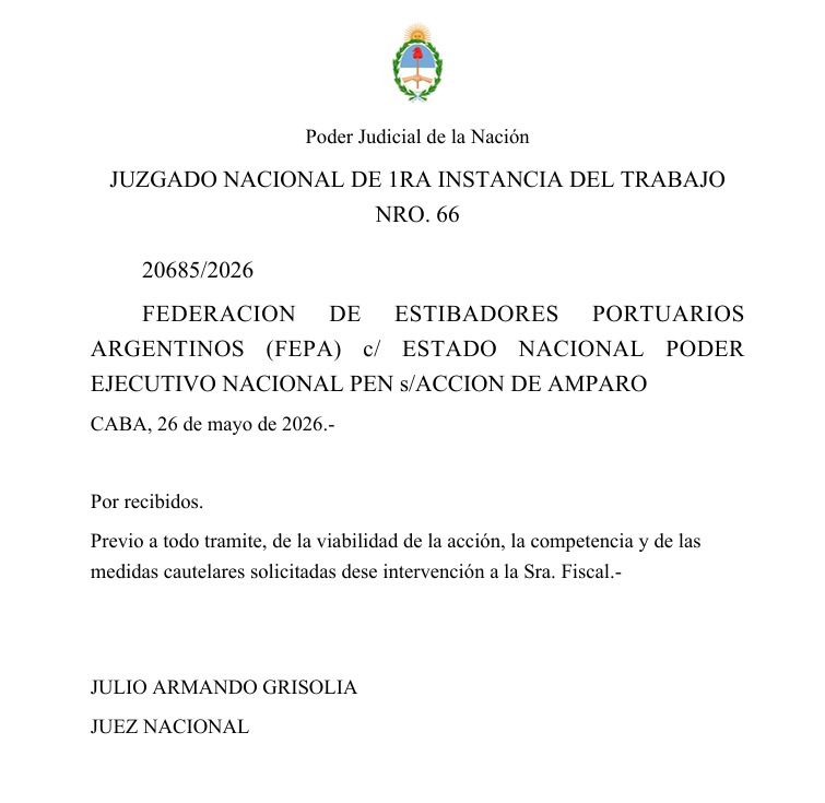 La FEPA presentó un amparo judicial contra la reforma laboral por considerarla inconstitucional