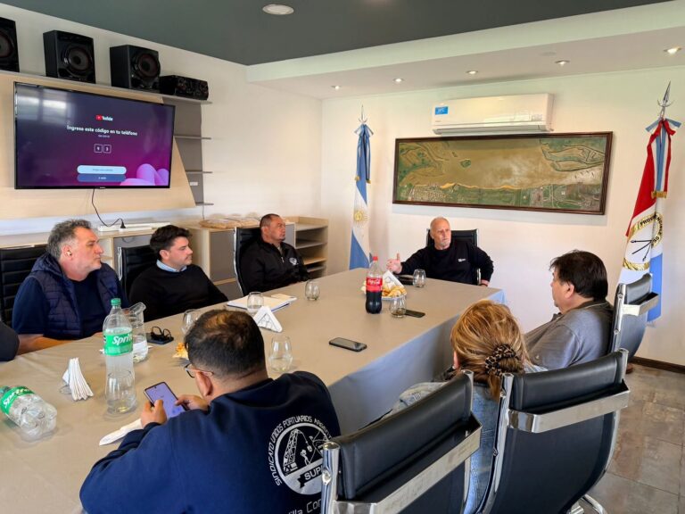 Marcelo Osores recorrió Villa Constitución y brindó el respaldo de la FEPA al trabajo y los reclamos del SUPA local